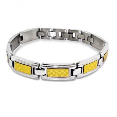 Tagged - 316L Surgical Grade Stainless Steel Men Steel Bracelet SD1877