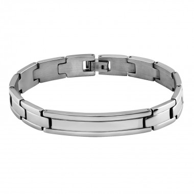 Handcuff - 316L Surgical Grade Stainless Steel Men Steel Bracelet SD8280