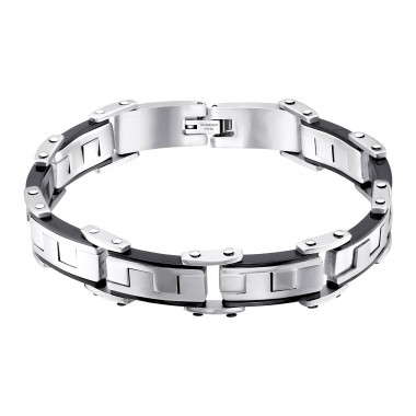 Handcuff - 316L Surgical Grade Stainless Steel Men Steel Bracelet SD9802