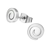 Twirl - 316L Surgical Grade Stainless Steel Stainless Steel Ear studs SD11389