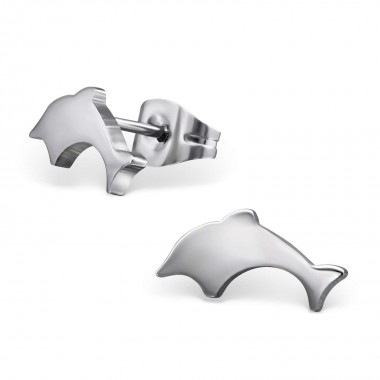 Dolphin - 316L Surgical Grade Stainless Steel Stainless Steel Ear studs SD1267