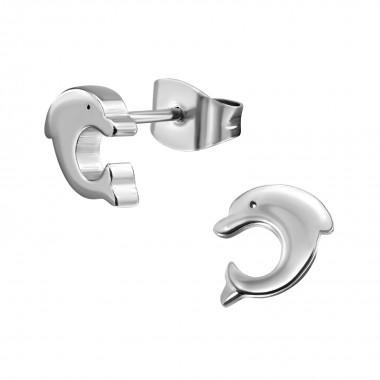 Dolphin - 316L Surgical Grade Stainless Steel Stainless Steel Ear studs SD1807