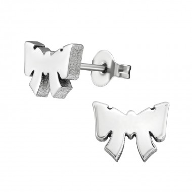 Tie bow - 316L Surgical Grade Stainless Steel Stainless Steel Ear studs SD1808