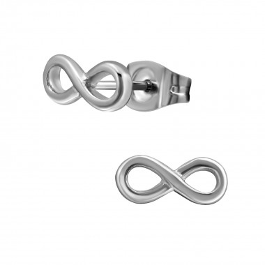 Infinity - 316L Surgical Grade Stainless Steel Stainless Steel Ear studs SD19539