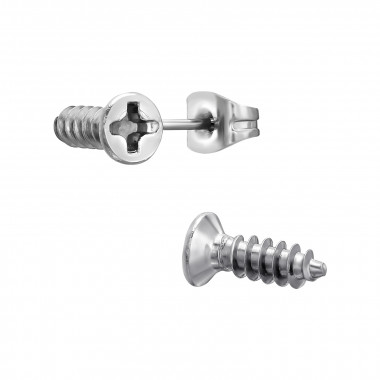 Screw - 316L Surgical Grade Stainless Steel Stainless Steel Ear studs SD28828