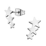 Stars - 316L Surgical Grade Stainless Steel Stainless Steel Ear studs SD28843