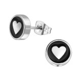 Heart - 316L Surgical Grade Stainless Steel Stainless Steel Ear studs SD28845