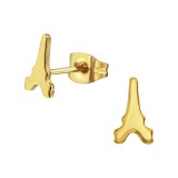 Eiffel Tower - 316L Surgical Grade Stainless Steel Stainless Steel Ear studs SD28850