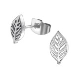 Leaf - 316L Surgical Grade Stainless Steel Stainless Steel Ear studs SD29798