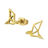 Origami Bird - 316L Surgical Grade Stainless Steel Stainless Steel Ear studs SD29819