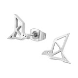Origami Bird - 316L Surgical Grade Stainless Steel Stainless Steel Ear studs SD29820