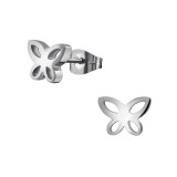 Butterfly - 316L Surgical Grade Stainless Steel Stainless Steel Ear studs SD31503