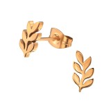 Leaf - 316L Surgical Grade Stainless Steel Stainless Steel Ear studs SD31733