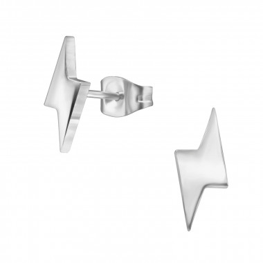 Thunderbolt - 316L Surgical Grade Stainless Steel Stainless Steel Ear studs SD34173