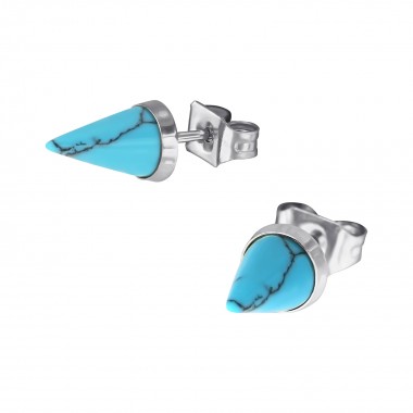 Cone - 316L Surgical Grade Stainless Steel Stainless Steel Ear studs SD34739
