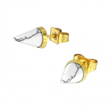 Cone - 316L Surgical Grade Stainless Steel Stainless Steel Ear studs SD34743