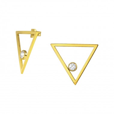Triangle - 316L Surgical Grade Stainless Steel Stainless Steel Ear studs SD34774