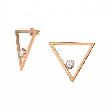 Triangle - 316L Surgical Grade Stainless Steel Stainless Steel Ear studs SD34775