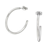 Half Hoop - 316L Surgical Grade Stainless Steel Stainless Steel Ear studs SD45541