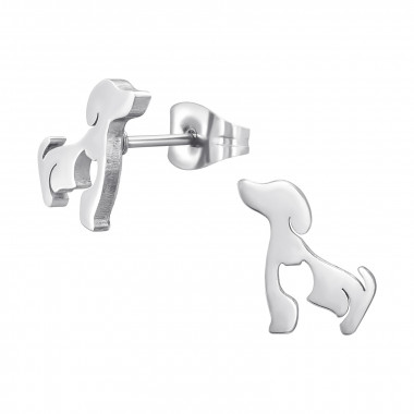 Dog - 316L Surgical Grade Stainless Steel Stainless Steel Ear studs SD45926