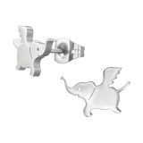 Flying Elephant - 316L Surgical Grade Stainless Steel Stainless Steel Ear studs SD45933