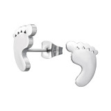 Foot - 316L Surgical Grade Stainless Steel Stainless Steel Ear studs SD45946