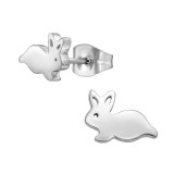 Rabbit - 316L Surgical Grade Stainless Steel Stainless Steel Ear studs SD46330