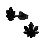 Cannabis Leaf - 316L Surgical Grade Stainless Steel Stainless Steel Ear studs SD46736
