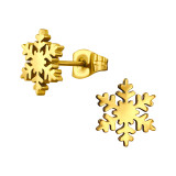 Snowflake - 316L Surgical Grade Stainless Steel Stainless Steel Ear studs SD46744