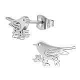 Bird - 316L Surgical Grade Stainless Steel Stainless Steel Ear studs SD46745
