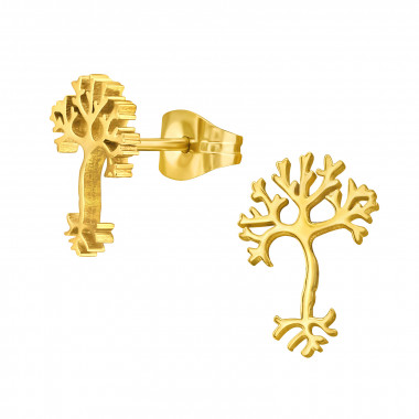 Tree Of Life - 316L Surgical Grade Stainless Steel Stainless Steel Ear studs SD46750