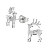 Reindeer - 316L Surgical Grade Stainless Steel Stainless Steel Ear studs SD46755