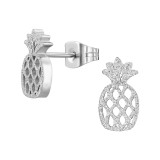 Pineapple - 316L Surgical Grade Stainless Steel Stainless Steel Ear studs SD46759