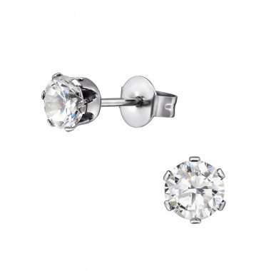 Round - 316L Surgical Grade Stainless Steel Stainless Steel Ear studs SD7195