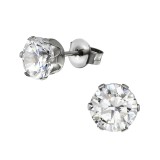Round - 316L Surgical Grade Stainless Steel Stainless Steel Ear studs SD7197