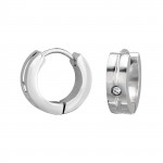 Hoops - 316L Surgical Grade Stainless Steel Stainless Steel Earrings SD1131 Hoops - 316L Surgical Grade Stainless Steel Stainless Steel Earrings SD1131