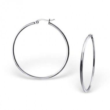 Hoops - 316L Surgical Grade Stainless Steel Stainless Steel Earrings SD129