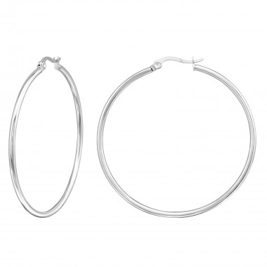 Hoops - 316L Surgical Grade Stainless Steel Stainless Steel Earrings SD130