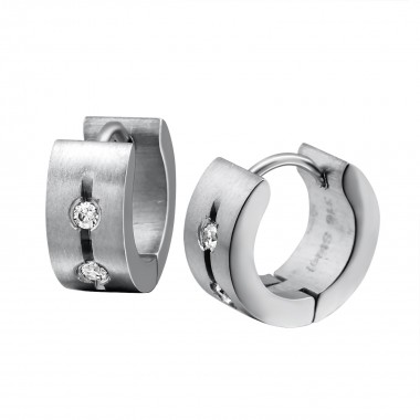 Round - 316L Surgical Grade Stainless Steel Stainless Steel Earrings SD26606