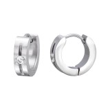 Round - 316L Surgical Grade Stainless Steel Stainless Steel Earrings SD26609