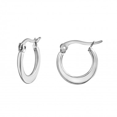 Flat - 316L Surgical Grade Stainless Steel Stainless Steel Earrings SD28552