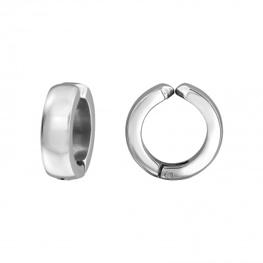 Plain - 316L Surgical Grade Stainless Steel Stainless Steel Earrings SD32609