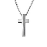 Cross - 316L Surgical Grade Stainless Steel Stainless Steel Necklace SD27998