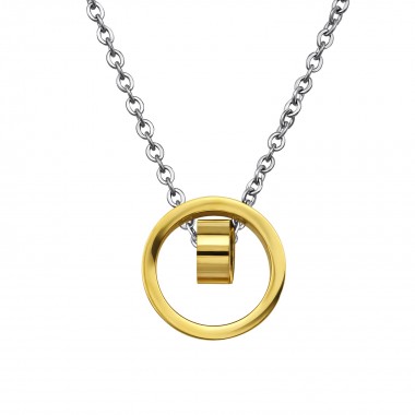 Circle - 316L Surgical Grade Stainless Steel Stainless Steel Necklace SD30010