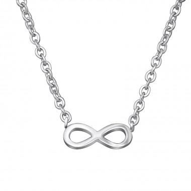 Infinity - 316L Surgical Grade Stainless Steel Stainless Steel Necklace SD30012
