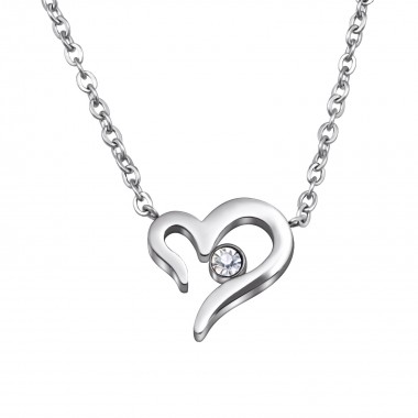 Heart - 316L Surgical Grade Stainless Steel Stainless Steel Necklace SD30023