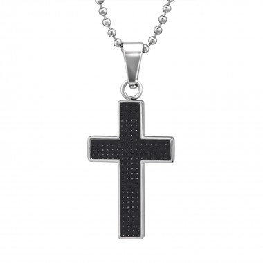 Cross - 316L Surgical Grade Stainless Steel Stainless Steel Necklace SD31620