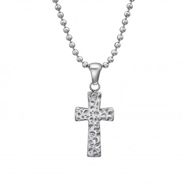 Cross - 316L Surgical Grade Stainless Steel Stainless Steel Necklace SD31623