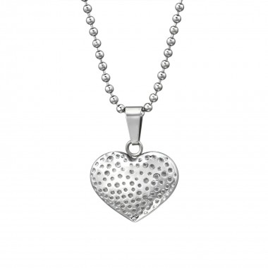 Heart - 316L Surgical Grade Stainless Steel Stainless Steel Necklace SD31629