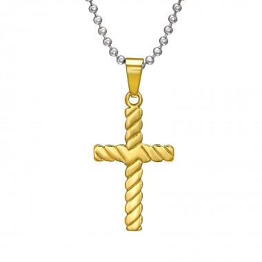 Cross - 316L Surgical Grade Stainless Steel Stainless Steel Necklace SD31838